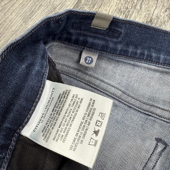 Citizens of Humanity Jeans Women's 27 Blue Skinny Avedon Low Rise Los Angeles - Picture 9 of 12